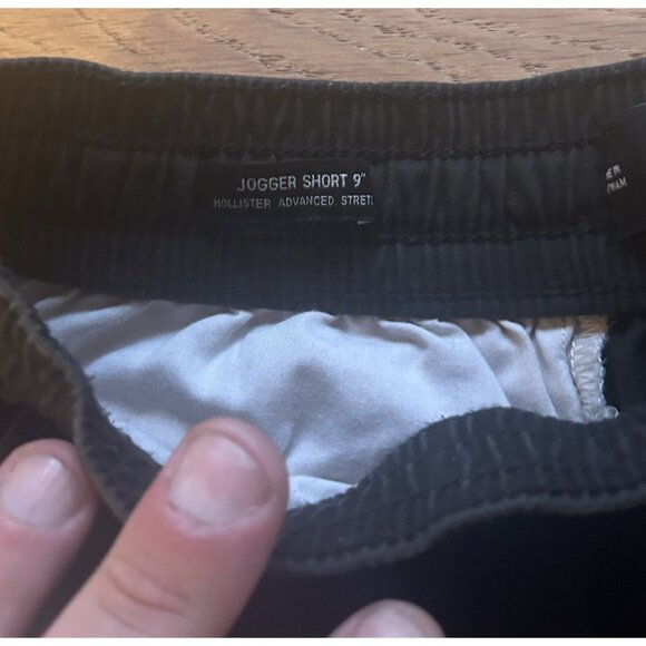 Hollister Shorts Men's XS Advanced Stretch Pull On Raw Hem Jogger 9 Black - Picture 3 of 9